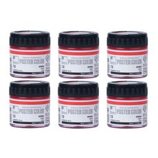 신한화구 전문가 포스터 컬러 Jar 오페라 12 6p, 40ml, 1색