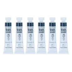 신한화구 전문가 Tube 갑 수채화물감 블랙 402 6p, 12ml, 1색