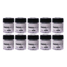 신한화구 신한 전문가 메탈릭 Jar 갑 파우더 물감 화이트 실버 10p, 30ml, 1색