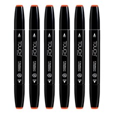 터치 신한 트윈마카 FRENCH VERMILION 22, 6개, 1색