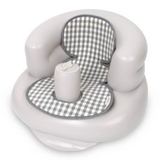 Manito 嬰兒柔軟座椅四季通用內墊, 混色格紋水洗灰, 1個