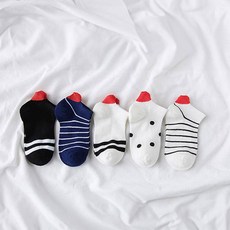 Hararoi 嬰幼兒愛心網眼襪5雙組