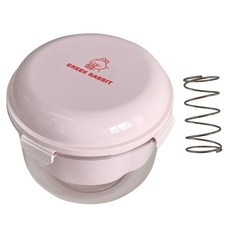 GreekRabbit Kkudeok博士 乳清分離器 + 強力彈簧, 1個, 粉紅色