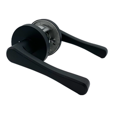 韓國製造 按鈕式門把 AFL 2101NEW 黑色, 1個