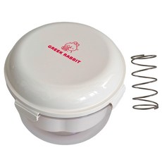 GreekRabbit Kkudeok博士 乳清分離器 + 強力彈簧, 1個, 象牙白