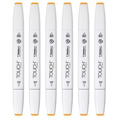 터치 신한 트윈 브러쉬마카 MARIGOLD 24, 1색, 6개