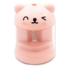 misoro 10000 動物電動削鉛筆機 2359, 粉紅色, 1個