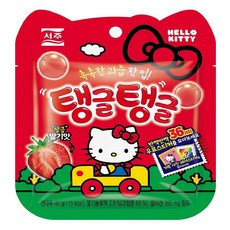 SEOJU 西洲 咀嚼軟糖 草莓口味, 40g, 6包