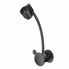 MONACO OLIVE 360度小熊吹風機架 + 免釘膠, 1個, 黑色