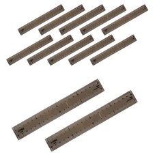 ibis 可彎曲尺 20cm, 灰色, 12個