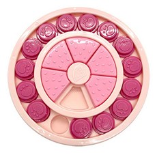 nature pet 寵物嗅聞益智拼圖玩具 圓形, 1個, 粉彩粉紅色