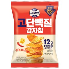 롯데웰푸드 이지 고단백질 감자칩 매콤치즈맛, 50g, 1개