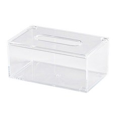 Market P.O 壓克力透明多用途衛生紙盒, 款式3, 1個