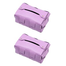 Market P.O. 家居復古PU面紙盒 2入, 款式2