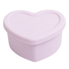 LOVEAT 矽膠愛心密封盒, 250ml, 1個, 丁香紫
