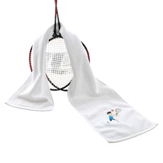 Daysoy 彩色刺繡運動毛巾 20 x 110 cm, 1個, 網球