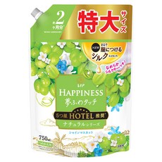 Lenor 蘭諾 日本原裝進口 Happiness 衣物柔軟精 白葡萄麝香補充包, 750ml, 1包