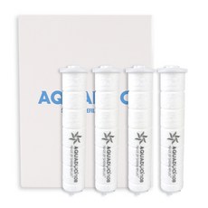 AQUADUO Morning Glory 蓮蓬頭濾心 4入, 1個