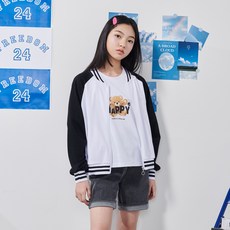 제이씨비 여아용 나글랑 배색 점퍼 T341