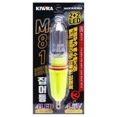KIWRA LED誘魚燈 4入+誘魚 M81組, M81, 1個, 混色