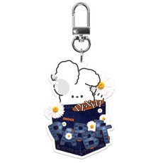 아이무이 아크릴 키링, 청포켓포소미, 1개