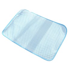 순잠 반려동물 엠보싱 여름 매트, 스카이, 1개