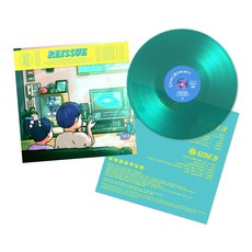 緊急按鈕重新發行「漫畫時刻」LP 透明淡藍色綠色, 1CD