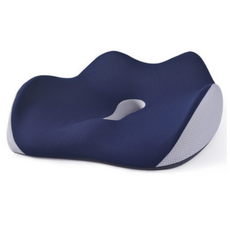 人體工學臀型坐墊, 1個, 海軍藍