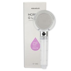 AQUADUO Morning Glory蓮蓬頭 SF-888, 透明, 1個