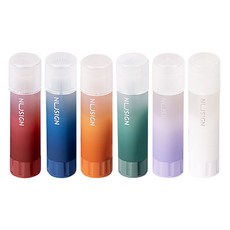 DELI Nusain 漸層色口紅膠 隨機出貨 NS147, 6個, 21g