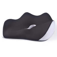 人體工學臀型坐墊, 1個, 黑色