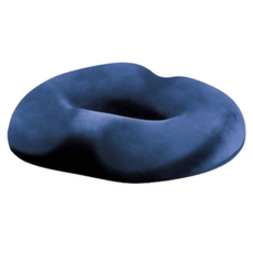 Queenco 尾骨甜甜圈坐墊, 1個, 海軍藍