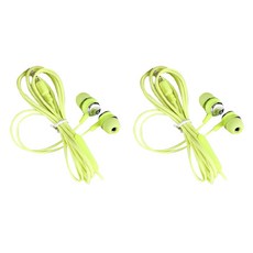 Ocean Marina 清晰聽感入耳式有線耳機 2入 WYF-K16 黃色