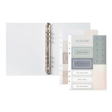 Monolike A5 基本款 6孔活頁夾, 1個, 半透明