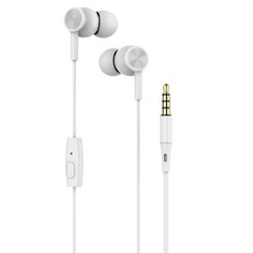 Gottem Baba 入耳式彩色有線耳機, 白色, S-08