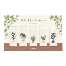 왈가닥스 마그네틱 북마크 5종 세트, 가든플랜트, 1세트