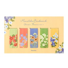 모노라이크 마그네틱 북마크 5종 세트, 올리비아플라워스ver3, 1세트