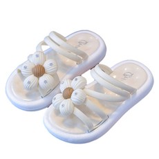 Grow Together 女童花瓣綁帶拖鞋