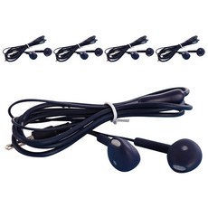 今天也羊 回歸感性彩色有線耳機 5入, U19, 深紫色