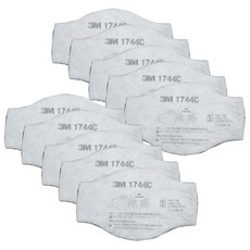 3M 防塵口罩濾片 1744C, 混色, 10個