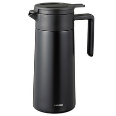 HARIO 好璃奧 陶瓷塗層真空雙層保溫壺 黑色 CHP-800-B, 800ml, 1個, 單品