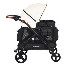 레스떼 시즌 5 접이식 디럭스 SUV 유아웨건, 프리미엄 아이보리