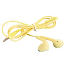 Oneuldo Yang 回歸感性色彩有線耳機, U19, 黃色