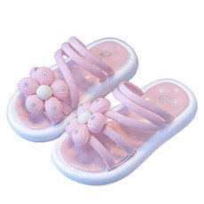 Grow Together 女童花瓣綁帶拖鞋