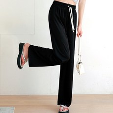 라라온 여성용 밴딩 찰랑 여름 일자 긴바지 TSP716