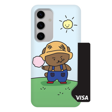 이루다 팜모닝 사이드 카드 수납 하드 휴대폰 케이스