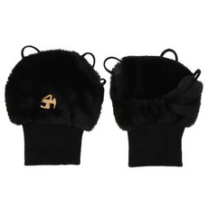 HENRY STUART 高爾夫防寒手背套 雙手組, 黑色, 1套