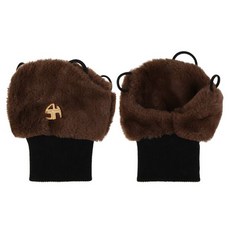 HENRY STUART 高爾夫防寒手背套 雙手組, 棕色, 1套