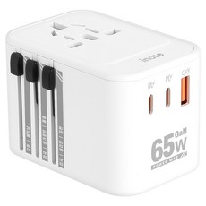inote 65W 旅行用超高速多功能轉接頭 TA65GW, 1個