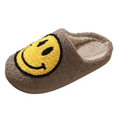 피어니스트 여성용 스마일 슬리퍼, 브라운, 265-270mm, 1개